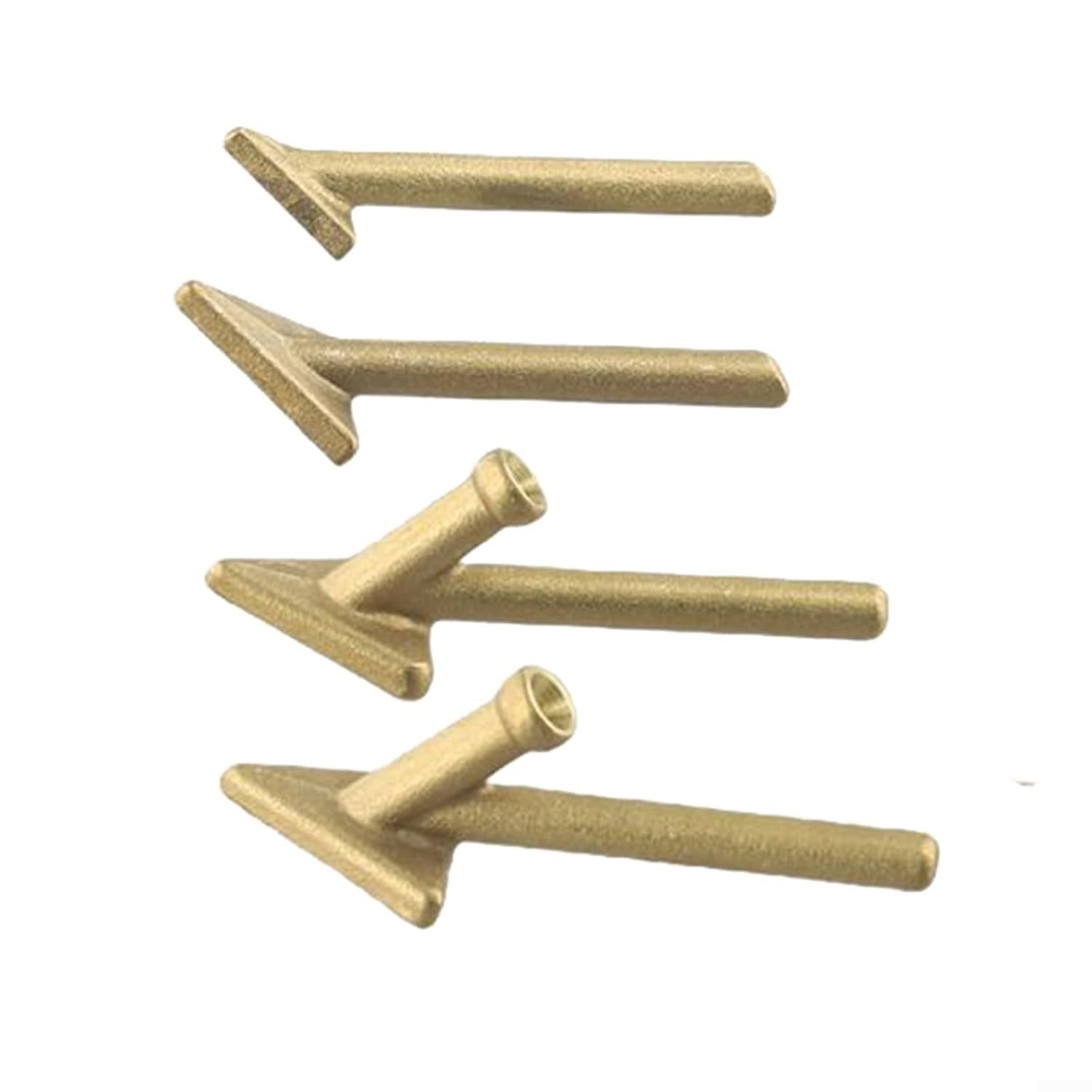 4PCS Replacement Tips for 80W Plastic Welding Iron for TPO/TEO/PP Auto Bumper Tools Steel Heating Element Gold