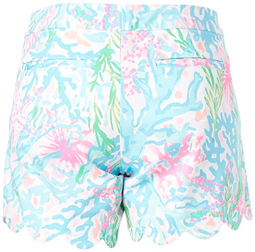 Lilly Pulitzer Women's Buttercup Stretch Short, Multi Coral Bay, 0 #TOP1