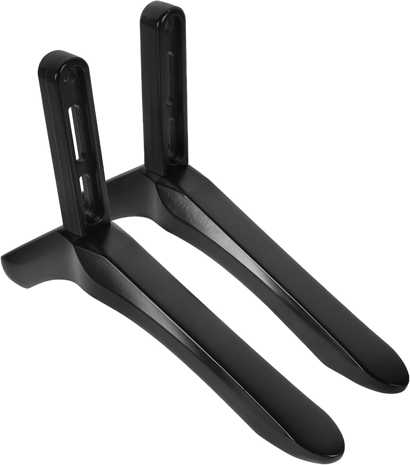 KICHOUSE Tv Base Pedestal with Screws Black Tv Holder Table Support Stand Stand Suitable for Living Room Entertainment Setup