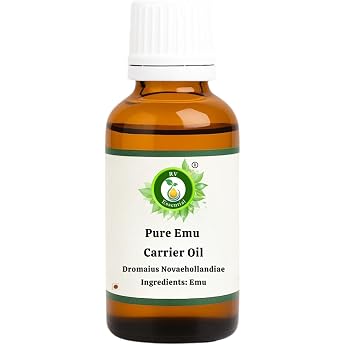 R V Essential Pure Emu Carrier Oil 100 ml 3.38 oz - Dromaius Novaehollandiae Pure Emu Carrier Oil