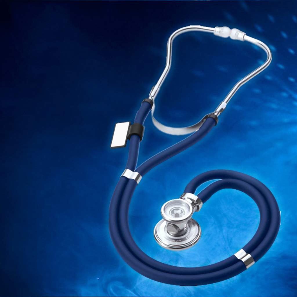 YangRy Estetoscopio, Estetoscopio multifunción de Doble Tubo, el médico Profesional Puede Escuchar el Sonido del corazón fetal con Estetoscopio,Orange