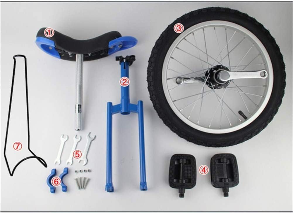 MDybf Wheeled Unicycle, Butyl Tire Wheeled Bicycle, Outdoor Sports and Fitness, Single Wheel Balanced Bicycle, Acrobatic Bike
