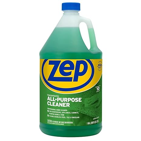 Zep All-Purpose Cleaner and Degreaser - 1 Gallon (1 Unit) ZU0567128 - Heavy Duty Industrial Cleaner for Business & Household Used in Kitchen,Countertops,Appliances,Walls and Floor Surfaces (Pack of 4)