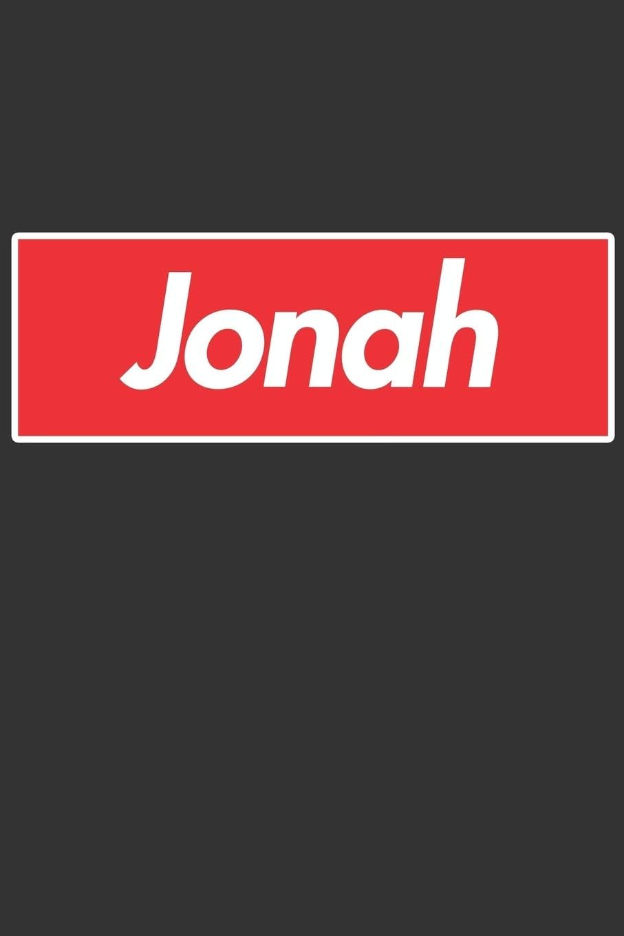 Jonah: Jonah Planner Calendar Notebook Journal, Personal Named Firstname Or Surname For Someone Called Jonah For Christmas Or Birthdays This Makes The Perfect Personolised Custom Name Gift For Jonah