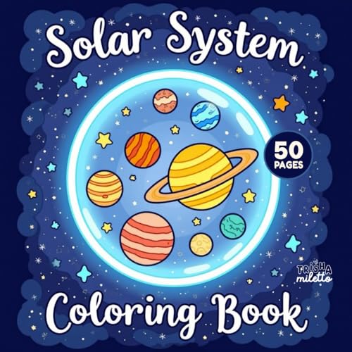 Solar System Space Coloring Book: Fun and Relaxing Space Coloring Pages for All Ages