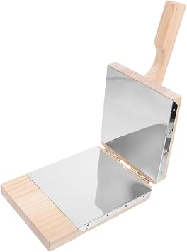 Wooden Dumpling Press Tool for Wrappers and Noodles, Sturdy