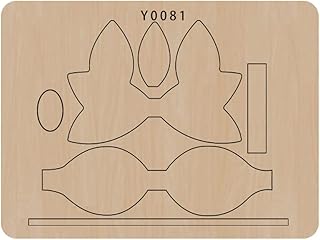 Bow Cut Die, Hair Bow Cut Die, Bowknot Template, Bow Making Die, Wood Mold – Compatible with Sizzi Big Shot Die Cutting Machine – DIY Bow Crafting Tool for Perfect Bows (Y0081 Wood)