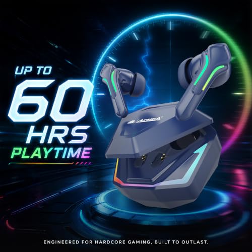 Image of AROMA NB138 Bound Pro Upto 60Hr Playtime*Dual Paring, BT V5.3 Fast Charging Heavy Bass Bluetooth