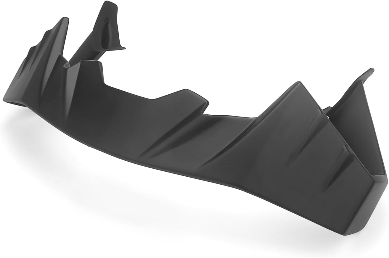 for CBR650R Motorcycle Accessories Fairing Winglets Downforce Baffles Lower Air Deflector Lips for Honda CBR 650R 2019-2023 Front Spoiler Areo Wing Performance Parts for Track Racking (Matte Black)