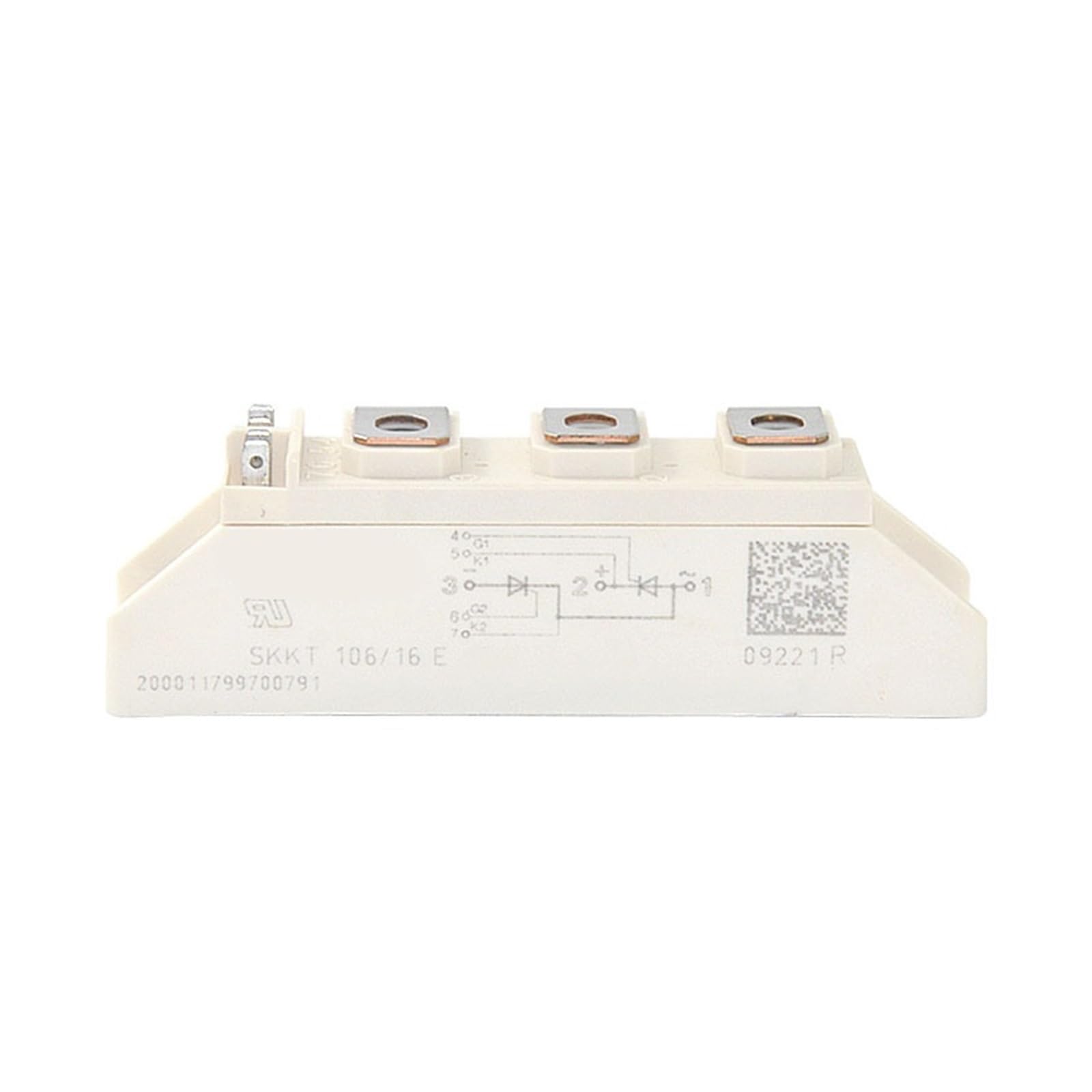 Module SKKT106-12E thyristor triphasé et bloc d'alimentation SKKT105 12E