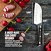 Cutluxe-Santoku-Knife--5-Chopping-Knife-Vegetable-Knife--Forged-High-Carbon-German-Steel--Full-Tang-Razor-Sharp--Ergonomic-Handle-Design--Artisan-Series Cutluxe Santoku Knife – 5" Chopping Knife, Vegetable Knife – Forged High Carbon German Steel – Full Tang & Razor Sharp – Ergonomic Handle Design – Artisan Series