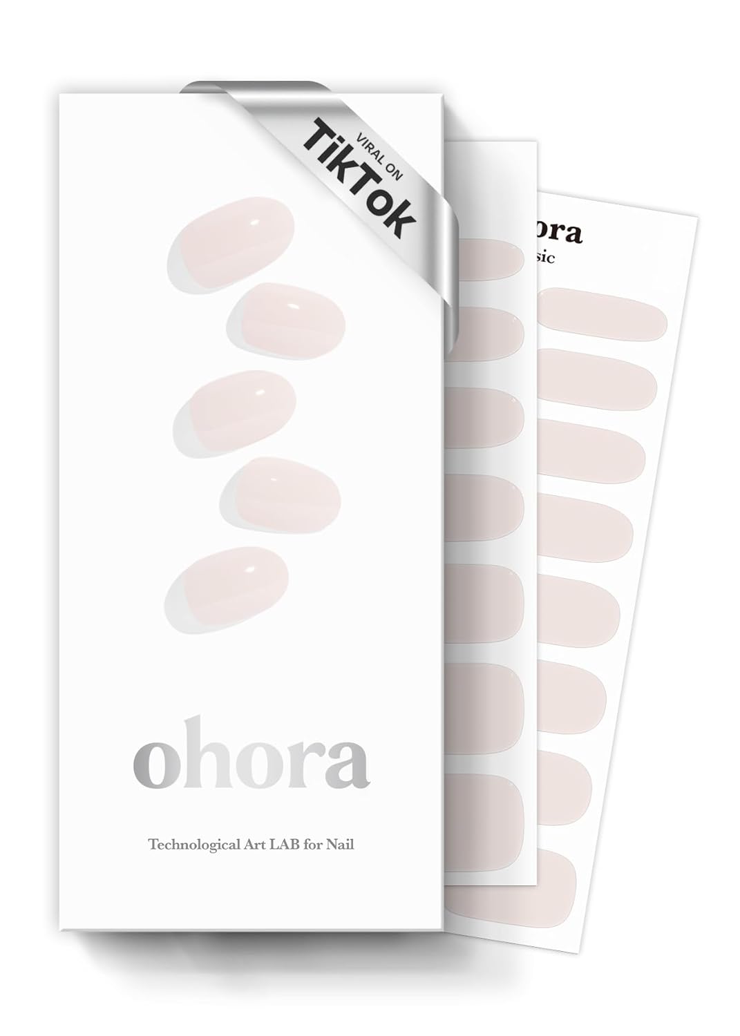 ohora Semi Cured Gel Nail Set of 3 (N Cream Light & N Pastel & N Cream Rose) - Professional Salon-Quality Nail Care