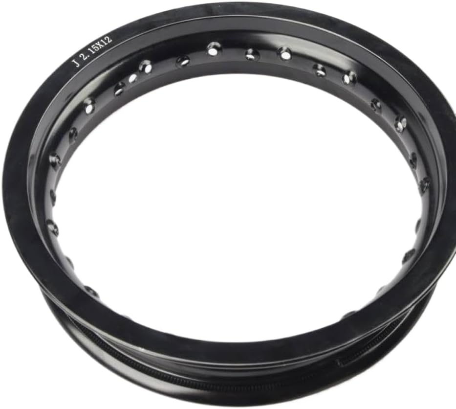 Motorcycle Aluminum Wheel Rim 28 Spokes Holes 2.15x12 Compatible With Moto Motorbike