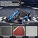 GarveeLife 24V Kids Ride on Go Kart, 7.5 mph Variable High Speed Drifting Car, 7ah Battery 200W*2 Motors,Adjustable Legroom for Kids Grows, Max Load 135 LBS, Power Display Racing Toy for 6+,Blue