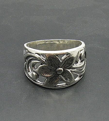 Bague en argent Fleurs 925 Empress | Argent massif durable - 6