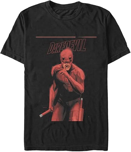Marvel Big & Tall - Camiseta clásica de manga corta para hombre, color negro, talla 3XL, Negro -