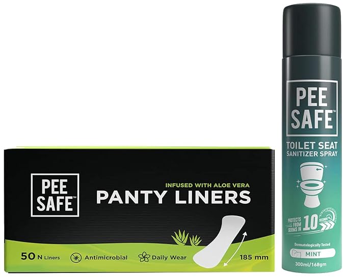 Buy Pee Safe Toilet Seat Sanitizer Spray (300ml) Mint & PEESAFE Aloe