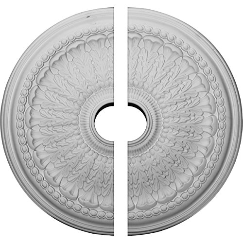 60% Off Discount Ekena Millwork Brunswick Ceiling Medallion 27" OD ID x 2 P (Fits Canopies up to 4 1/2"), Factory Primed
