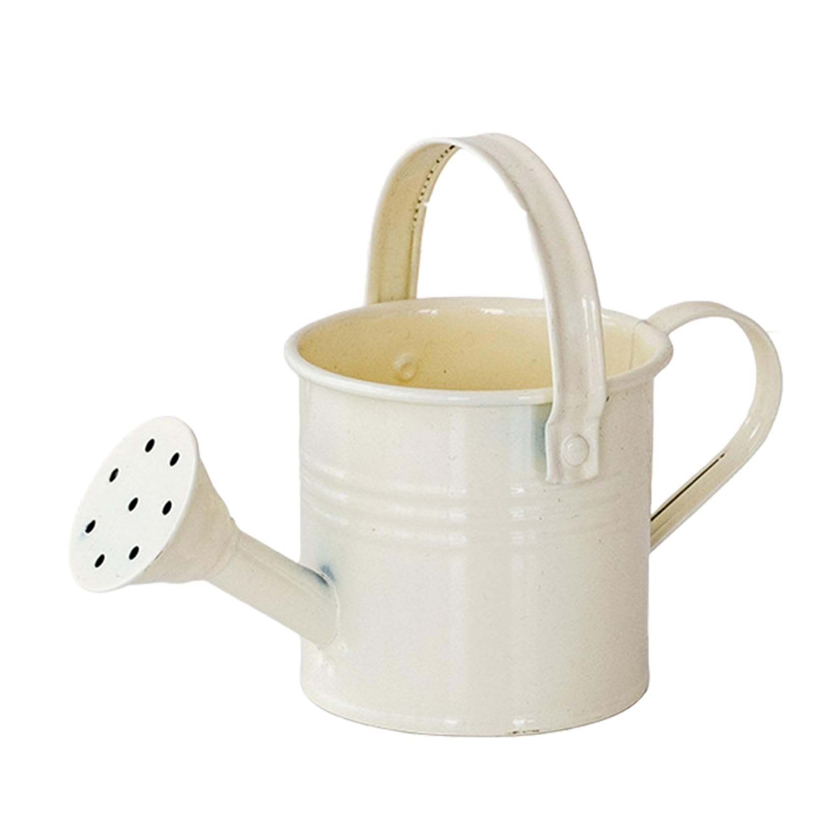 Glifora Storage Bucket with Handle - Thickened Anti-Rust Iron Container, Flower Pot Desktop Organiser for Makeup Brush and Pen