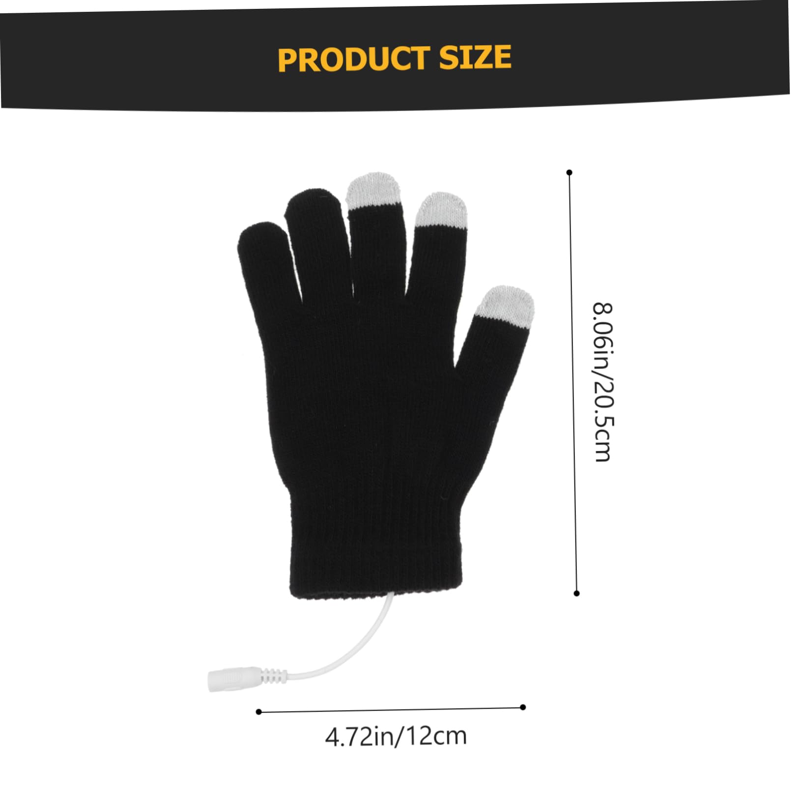 WHAMVOX Heated Touch Screen Gloves for Winter Thermal Hand Warmer Gloves Comfortable Material for Typing Gaming and Outdoor Activities for Cold Weather Use