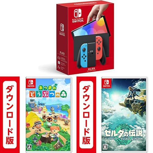 Nintendo Switch(L@ELf) Joy-Con(L) lIu[/(R) lIbh +܂ ǂԂ̐X|ICR[h+ [_̓` eBA[Y Iu U LO_|ICR[h