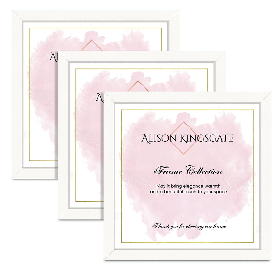 Alison Kingsgate White Picture Frame for Photo 90X90CM - Pack of 3 — image 1