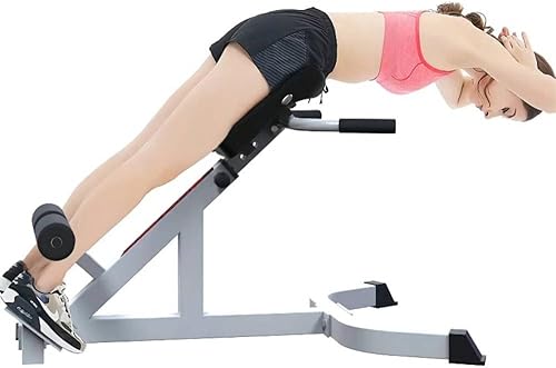 Miniatura 12 de ComMax Roman Chair Back Hyperextension Bench Adjustable Back Exercise Machine Home Gym Workout Equipment for Abs and Glute Negro