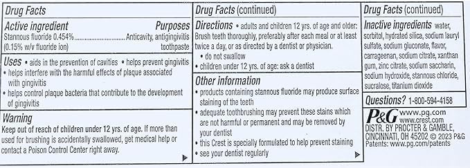 Crest Pro-Health Gum Detoxify Toothpaste, 4.7 oz, Pack of 4