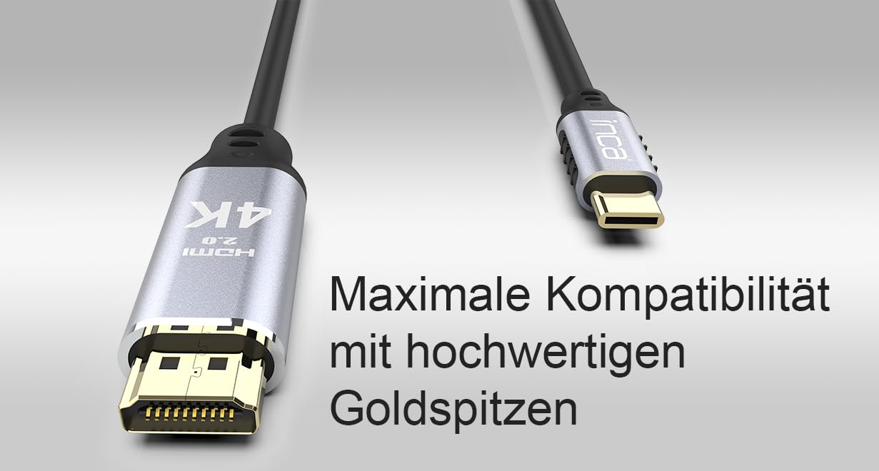 INCA ITCH-20 TYPE-C TO HDMI 4K 2 METRE CABLE
