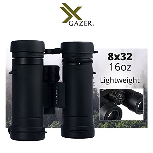Xgazer Optics 8x32 Ultra HD Certvision Fernglas, entspiegelte Gläser, wasserdicht, beschlagsicher, regenfest | Jagd, Safari, Vogelbeobachtung, Hartschalenkoffer, Abdeckungen – Bild 4