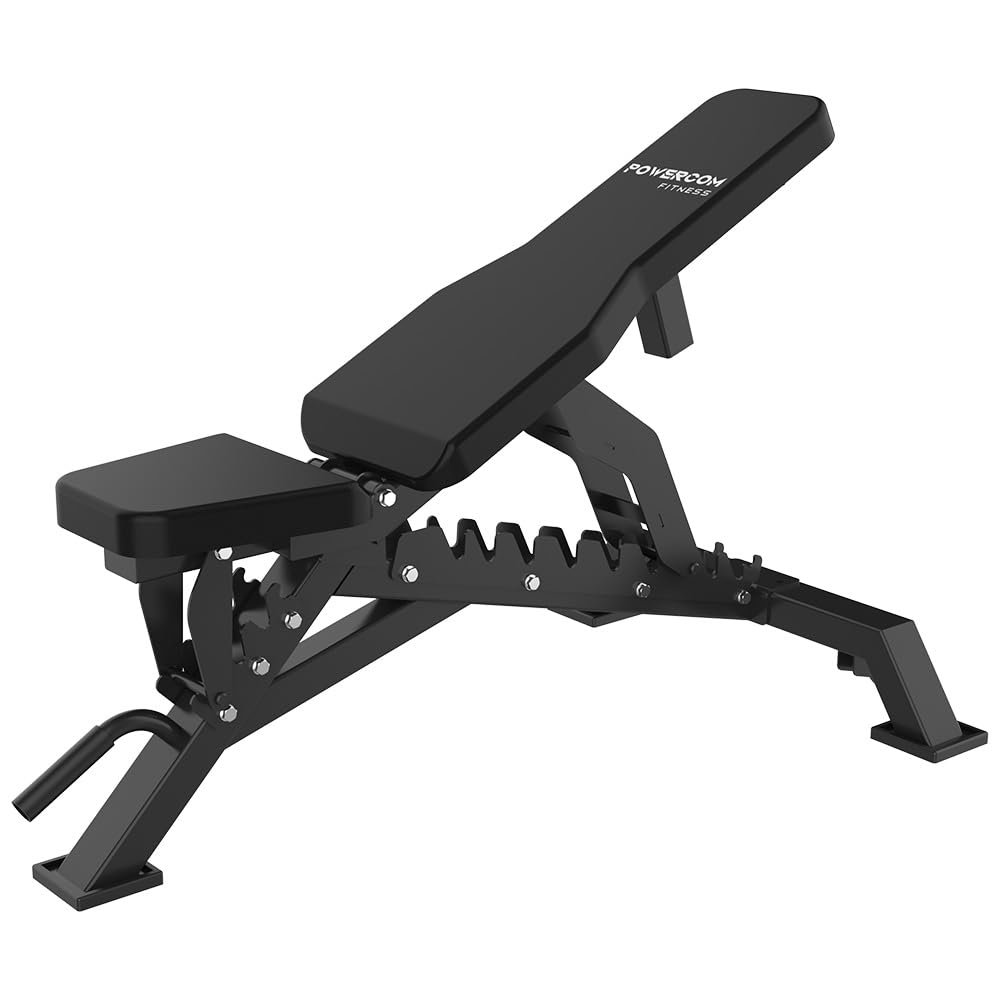 Strength Weight Bench 32 Adjustable Positions Training Benches - Heavy Duty Home Gym Equipment with 1300 LBS Weight Capacity Durable Steel Construction Incline Decline Bench for Full Body Workout