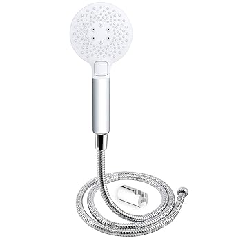 ALTON SHR20150 ABS, 3-Function Hand Shower With 1.5 Meter Flexible Tube and Wall Hook, Chrome Finish