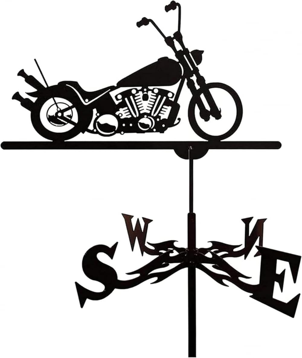 メタル風ベーン アウトドア メタル ブラック ルースター ウェザーベーン、ステンレススチール風ベーン アウトドア、ビンテージスタイル