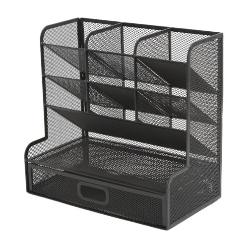 Rangement bureau métal durable contre l'encombrement des tables