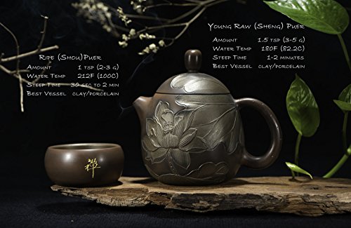 2016 Raw (Sheng) Puer Wild Tea - Naturally & Ethically Grown From Wild Tea Trees near Bulang Mountain in Yunnan, China