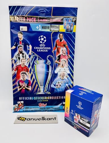 Scatola da 50 bustine. Ogni bustina contiene 6 figurine