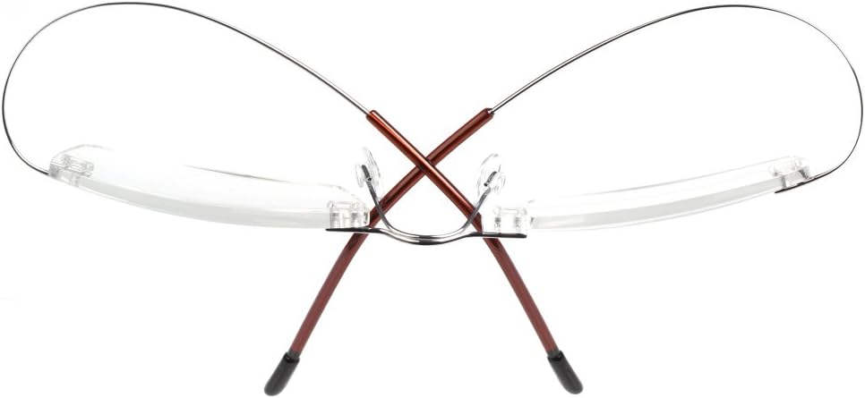 Ultra-light 100% Titanium Rimless Reading Glasses Men Women Eyeglasses+1.0 +1.5 +2.0 +2.5 +3.0 +3.5+4.0