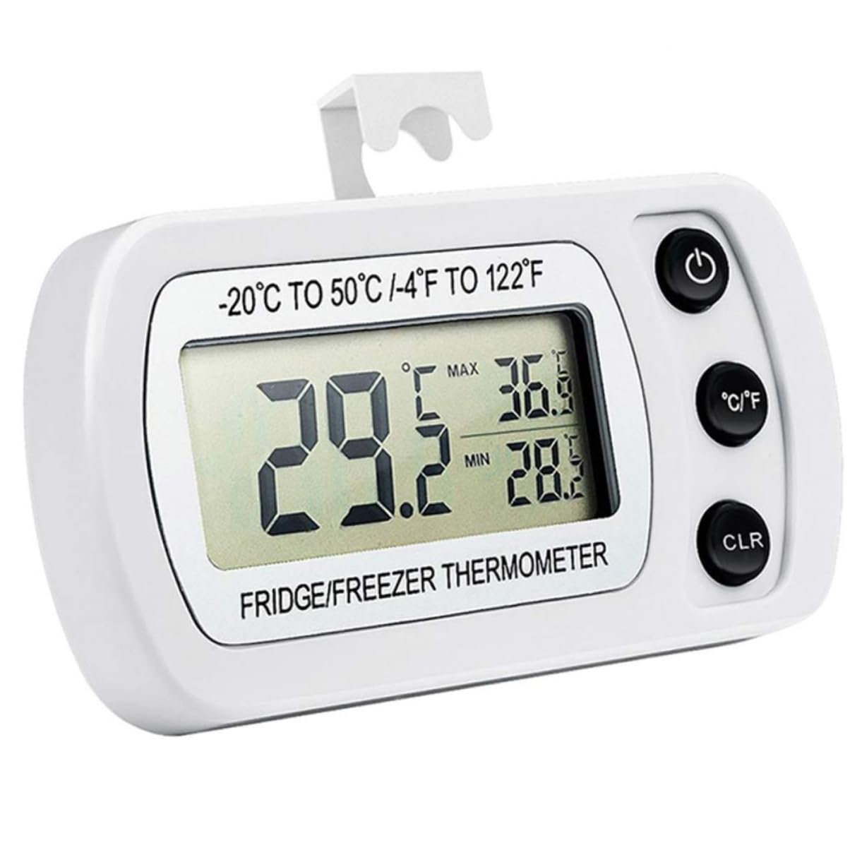 Alipis 6 Piezas termómetro de nevera temperatura más fría nevera de la alarma frigorifico y congelador termometro para frigorifico monitor de temperatura inalámbrico