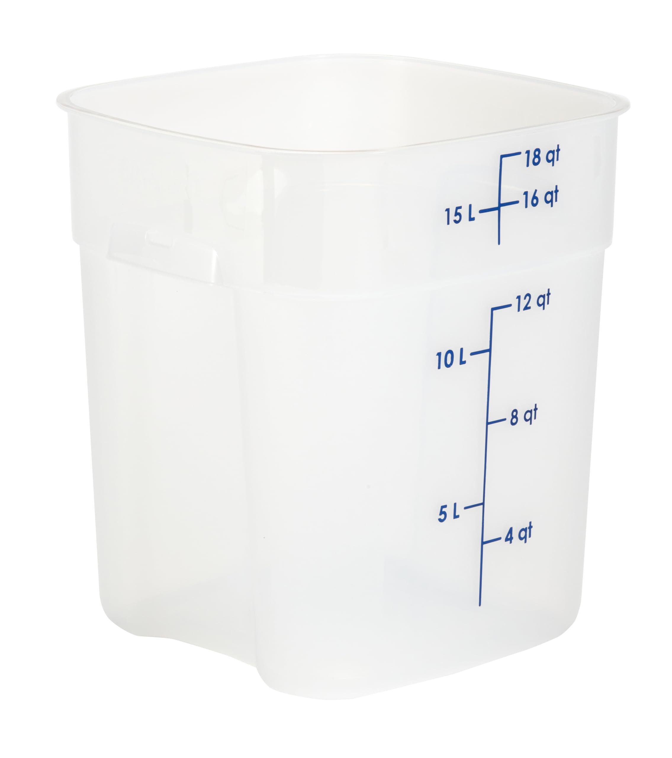 Cambro FreshPro - Contenedor translúcido para alimentos de 18 cuartos (paquete de 6)