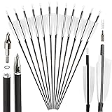 【Suministro】 12/24 SHARROW Flecha de carbono de 35 pulgadas.