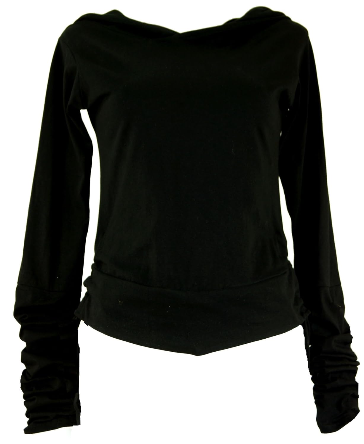 GURU SHOP Goa Psytrance - Felpa con cappuccio da donna, in cotone