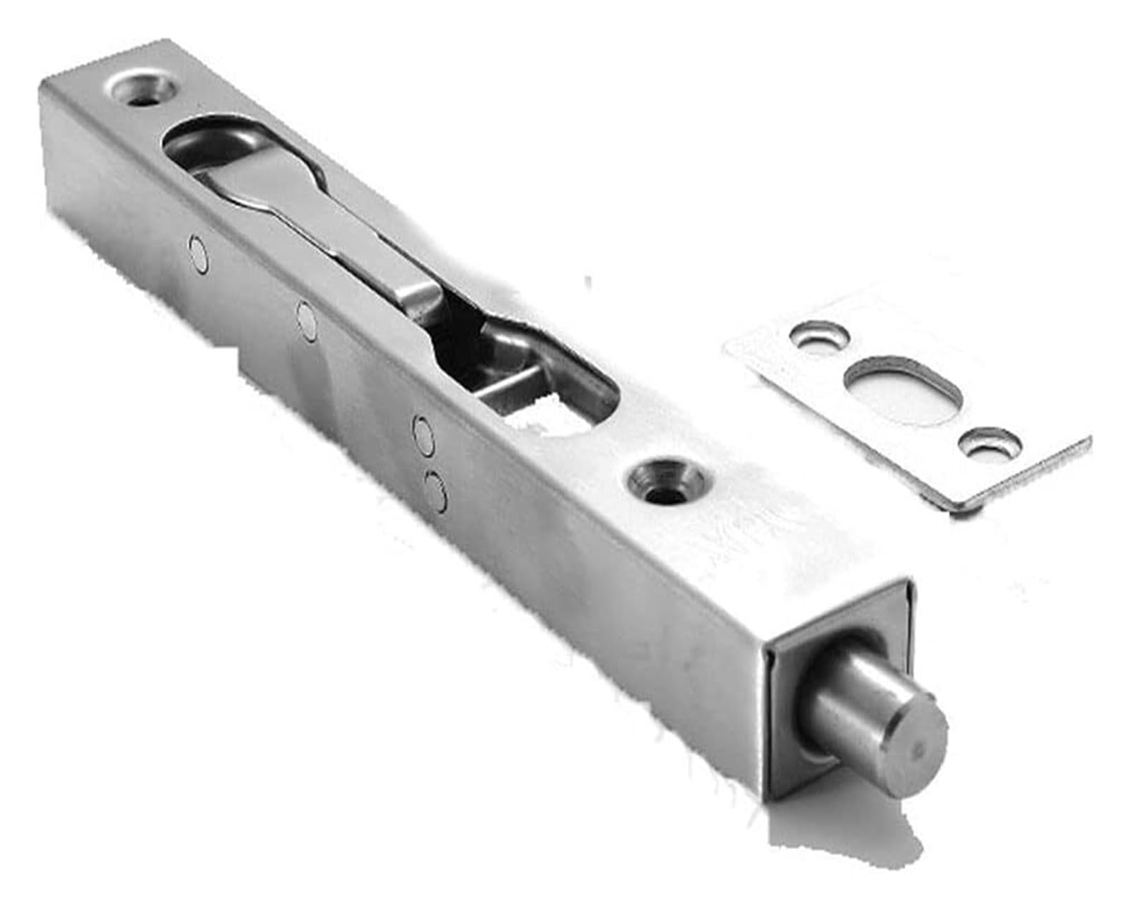 Door Lock Bolt,Slide Bolts Lock，Flush Bolt Latch Stainless Steel Guard Concealed Slide Bolt Lock, Composite Doors