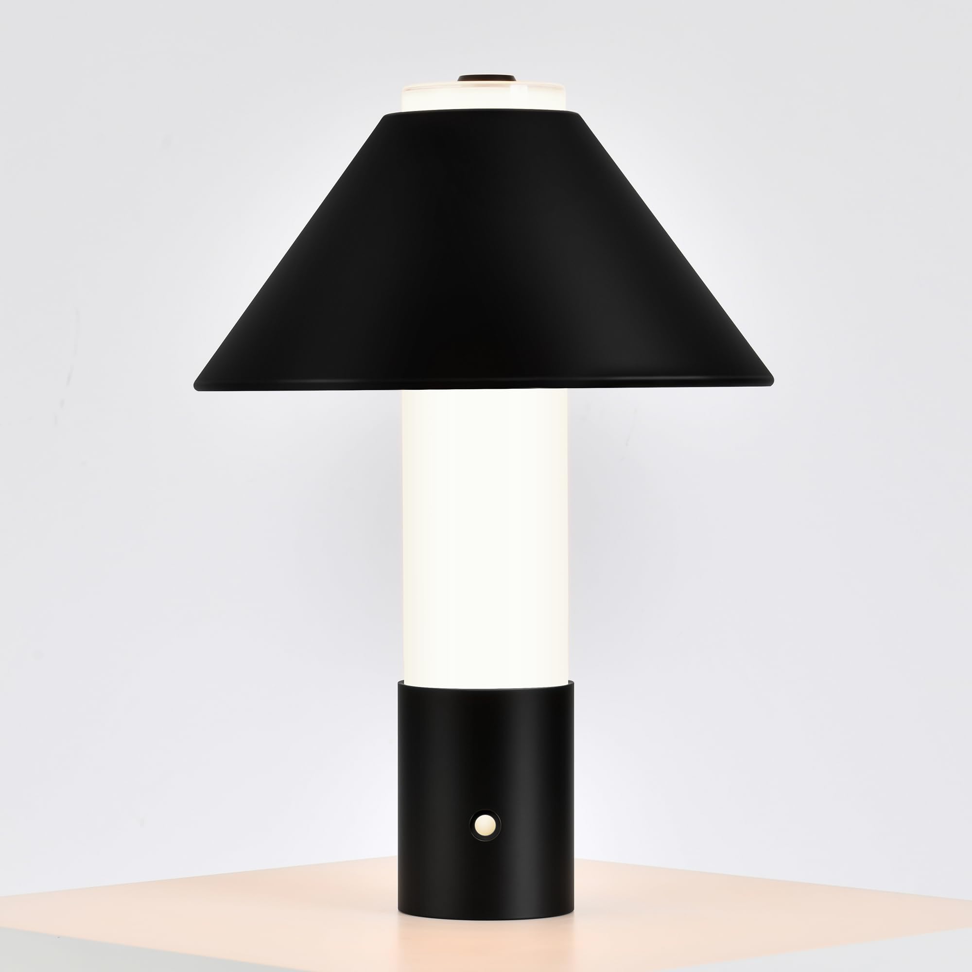 Modern Table Lamp, 9W LED Bead Aesthetic Lamp, Battery Cordless Lamp