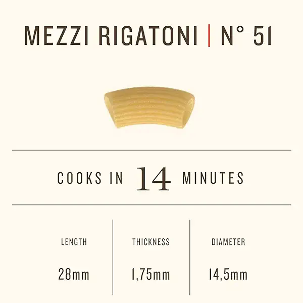 Rigatoni Mezzi, 16 Ounce 4
