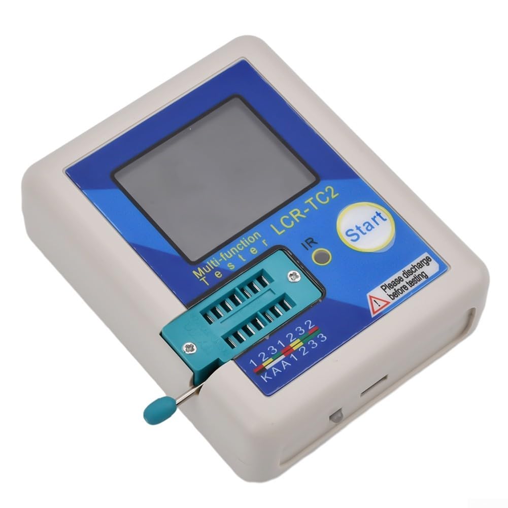 LCR-TC2 Transistor-Tester, elektronischer Komponententester, Grafikdisplay, Dioden-Trioden-Widerstands-MOS-SCR-ESR-Induktor-Messgerät