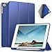 Produktbild ZtotopCase Hülle für iPad 9.7 Zoll 2018/2017,Ultradünne Soft TPU Rückseite Abdeckung Schutzhülle mit eingebautem Apple Pencil Halter, Automatischem Schlaf/Aufwach, für iPad Air 2/Air 1,Dunkel blau
