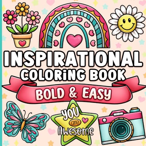 Inspirational Coloring Book with Motivational Quotes