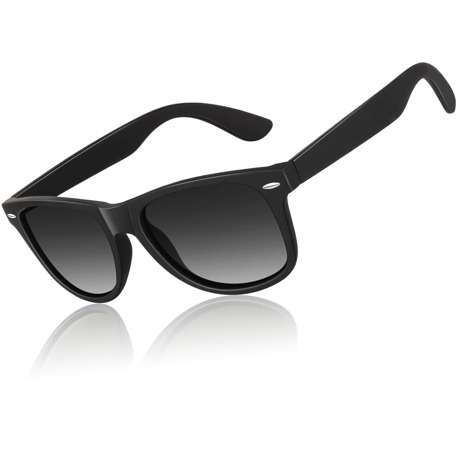 LINVO Polarised Sunglasses for Men Women UV Protection Shades 80's Retro Style Design Driving Cycling Sports Fishing Travel Sun glasses — image 1
