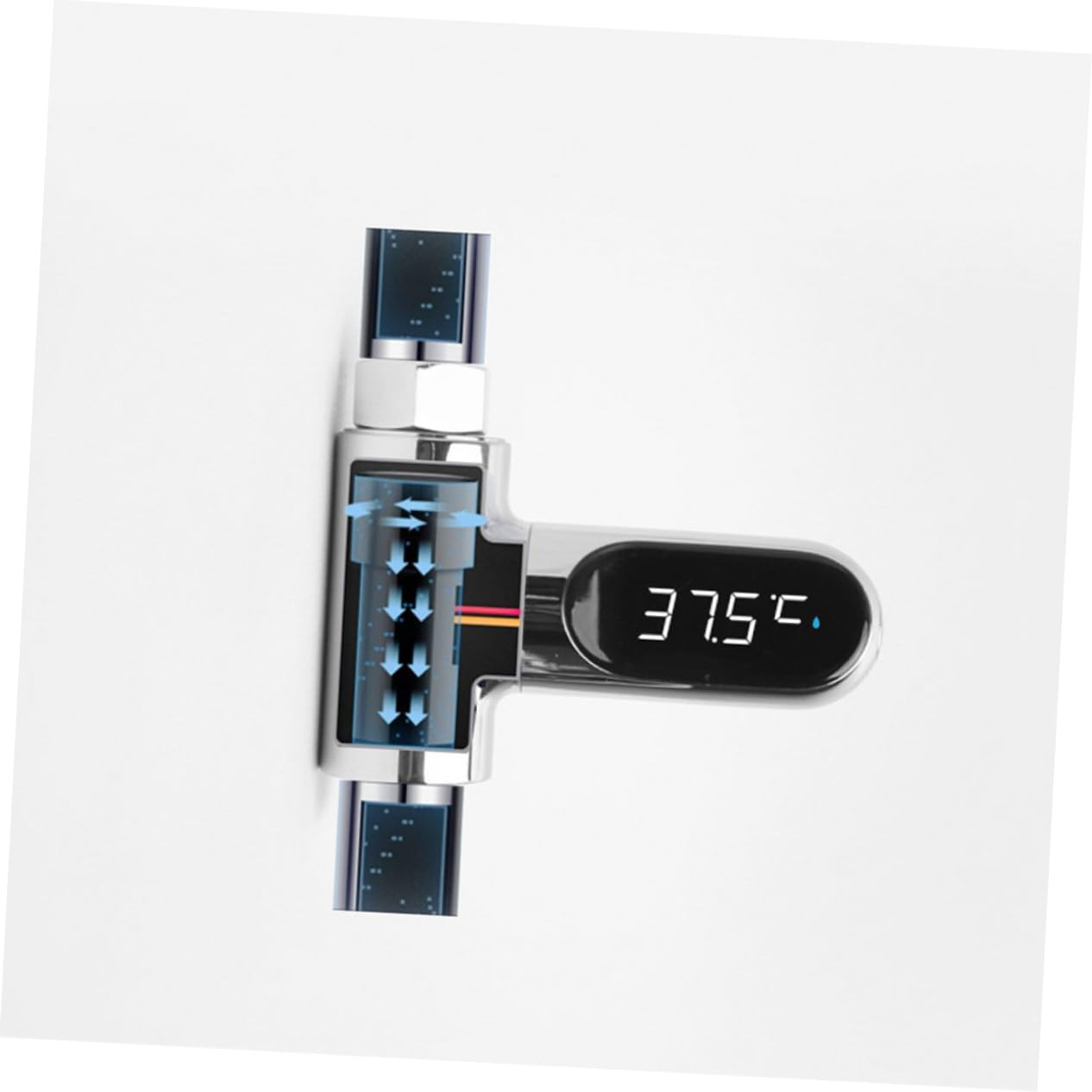Termómetro Digital para Ñiño Pantalla Led, Medidor de Temperatura del Agua de Bañera, Sensor de Alta Precisión y Material Abs PC Seguro para Baño