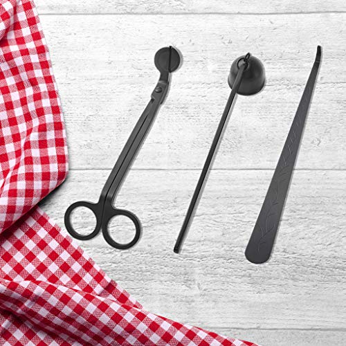 gazechimp Conjunto de acessórios de vela de 3 peças, kit de manutenção de velas de aço inoxidável, f